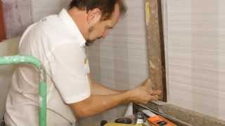 How to Install Vinyl Wallpaper in a Washroom [upl. by Manfred]