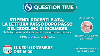 Stipendi docenti e Ata la lettura passo dopo passo del cedolino di dicembre [upl. by Alyahc]