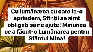 Cu lumânarea cu care leo aprindem Sfinţii se simt obligaţi să ne ajute [upl. by Ytirev]