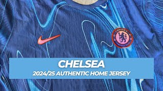 Chelsea Authentic Home Jersey  202425 Review [upl. by Codi]