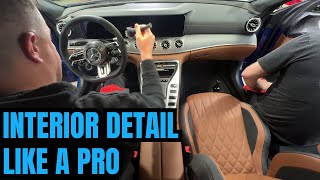 How To Interior Detail Like A Pro Detailing [upl. by Aneerehs]