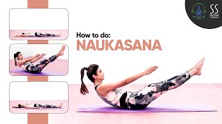 Naukasana  Balance amp Strength Asanas  Learn Yoga with Shilpa Shetty [upl. by Kinzer]