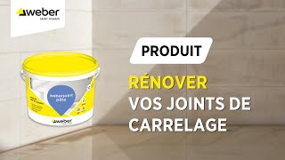 Comment rénover vos joints de carrelage  La solution  weberjoint pâte  Weber [upl. by Llerrud]