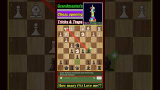 Dutch Defense Fianchetto IlyinZhenevsky Stonewall Variation shorts chess [upl. by Christian]