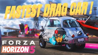 Forza Horizon 5  BMW ISETTA 300 EXPORT Drag Build And Tune [upl. by Ettenauq414]