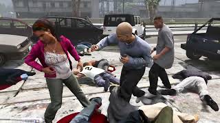 GTA FUNNY NPC FIGHTS Vol52 [upl. by Rind]