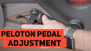 Cleat Tension Adjustment  Peloton pedals [upl. by Porta]