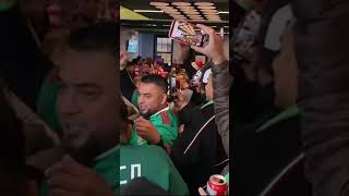 FIESTA DE LOS FANS DE MÉXICO previo al partido ante los Estados Unidos  Shorts [upl. by Etnuahc813]