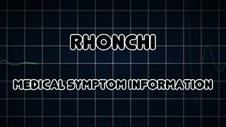 Rhonchi Medical Symptom [upl. by Verneuil]