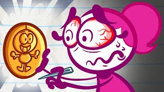 Pencilmates Stuck In Motion 😵‍💫  Animated Cartoons Characters  Pencilmation [upl. by Ybrek]