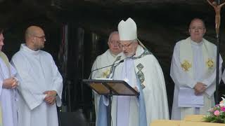 Lourdes  The ceremony of Sending of the Relics to Ireland  03092024 [upl. by Atnaloj]