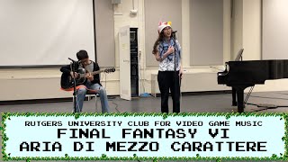 Final Fantasy VI  Aria Di Mezzo Carattere [upl. by Dor]