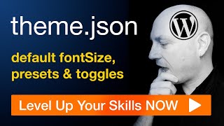 How to override default fontsizes in themejson  WordPress Block Theme Development [upl. by Atteram769]