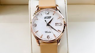 Tissot Heritage Visodate Rose Gold Quartz T1184103627701 T1184103627701  Smile Watch [upl. by Annoit]