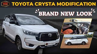 Toyota Crysta Modification  Innova Crysta Conversion  Crysta Facelift  141 Car Modified [upl. by Leeke]