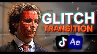 HOW TO Glitch Transition Effect I After Effects Tutorial [upl. by Siver]