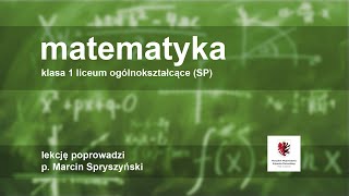 Matematyka  klasa 1 LO SP Dziedzina funkcji i zbiór wartości funkcji [upl. by Robma]