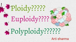 Euploidy polyploidy part 1 [upl. by Cordle]