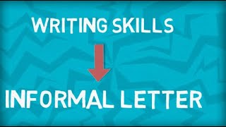 Informal Letter  How to write an Informal Letter  Format  Example [upl. by Chil]