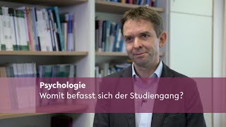 Psychologie Womit befasst sich der Studiengang [upl. by Aronid]