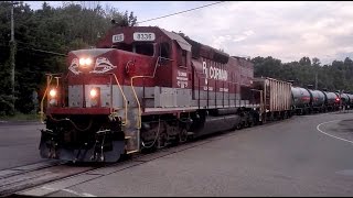 RJ Corman 8336 Crossing US Route 62 in Brewster OH [upl. by Yalc]