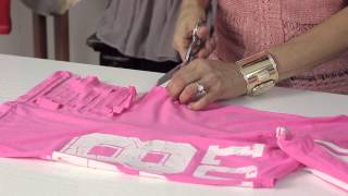 How to Cut TShirts to Look Torn  DIY Shirt Alterations [upl. by Lad453]