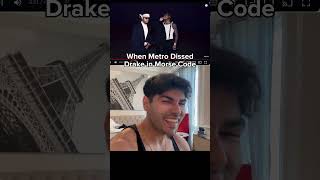 Reacting to METRO DISSING DRAKE in Morse Code Reaction funny metroboomin kendricklamar [upl. by Utica]