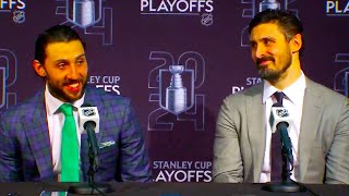 Chris Kreider and Vincent Trocheck Game 6 Post Game Press Conference  Rangers vs Hurricanes  NHL [upl. by Alleyne660]