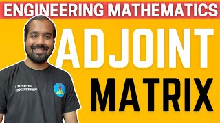 Adjoint Matrix Explained in Hindi  Engineering Mathematics [upl. by Keisling]