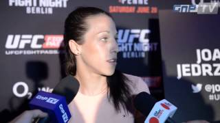 UFC Berlin Joanna Jędrzejczyk Media Scrum  Full Interview [upl. by Angelis]