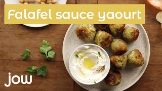 Recette des falafels sauce yaourt [upl. by Ahcsap]