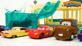 Color Changing Disney Cars Learning Video for Kids  Race Day Fun [upl. by Cohen732]