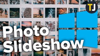 How to Set Up an Image Slideshow in Windows 10 [upl. by Adnat]