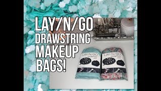 LayNGo Drawstring Makeup Bag Review  QVC  The Green Notebook [upl. by Mellen]