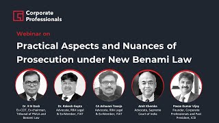 Webinar on “Practical Aspects and Nuances of Prosecution under New Benami Law” [upl. by Trevorr258]