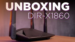 NOVO Roteador EXO WiFi 6 da DLink DIRX1860 AX1800 UNBOXING [upl. by Ataga]