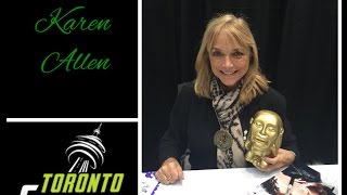 Karen Allen at Toronto Comicon 2016 [upl. by Letrice]