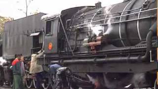 Zimbabwe Steam NRZ 20 Class Garratts Bulawayo to Plumtree [upl. by Phillane]