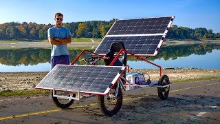 Making a SOLAR POWERED CAR Full Build [upl. by Lonergan861]