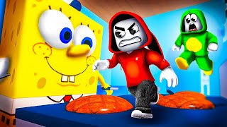 JJ and Mikey Escape From SPONGE BOB EXE in Roblox  Maizen [upl. by Lek287]