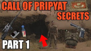 STALKER Call of Pripyat  ALL Secret Stashes Loot amp Hidden Objects  Part 1 [upl. by Birkett]