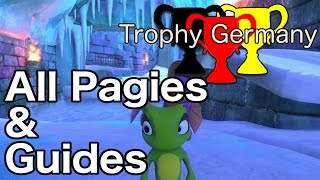 Yooka Laylee  100 All Pagies amp Guides GLITTERGLAZE GLACIER [upl. by Mclaughlin800]