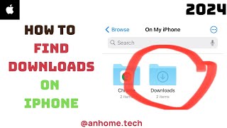 How To Find Downloads On Iphone  Navigating iPhone Downloads  Quick Tips [upl. by Trimble]