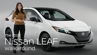 2023 Nissan LEAF EV Hatchback Walkaround amp Review [upl. by Stempson]