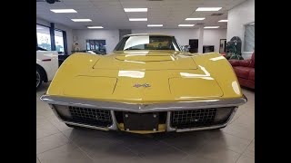 1970 Daytona Yellow LT1 Corvette Coupe Americancarstories [upl. by Hayman]