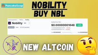 How to Buy Nobility crypto Token in PancakeSwap  NBL coin [upl. by Ydna]