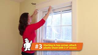 How to install the Frost King Shrink Window Insulation Kit [upl. by Waring]