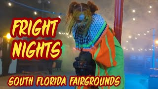 Visiting Fright Nights 2023 at the South Florida Fairgrounds [upl. by Adabelle283]