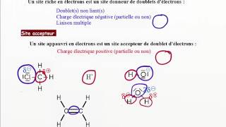 Mécanisme réactionnel  Sites donneurs et accepteurs [upl. by Eednyl]