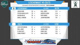 BampDCA  Mens 2nd Grade  Round 11  Leschenault v Colts [upl. by Roscoe]